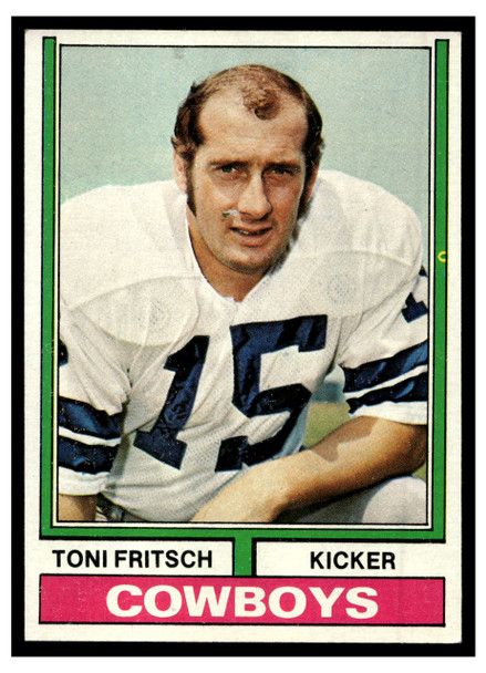 1974 Topps Football Toni Fritsch #223 Low Grade front of card