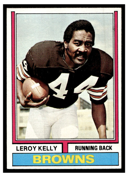 1974 Topps Football Leroy Kelly #350 Low Grade front of card