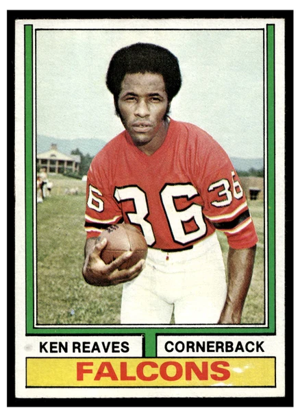 1974 Topps Football Ken Reaves #317 Low Grade front of card