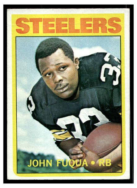 1972 Topps Football John Fuqua #77 Low Grade front of card
