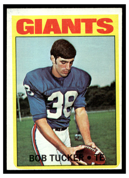 1972 Topps Bob Tucker #185 Low Grade front of card