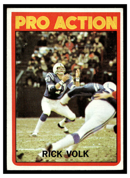 1972 Topps Rick Volk #125 Low Grade front of card