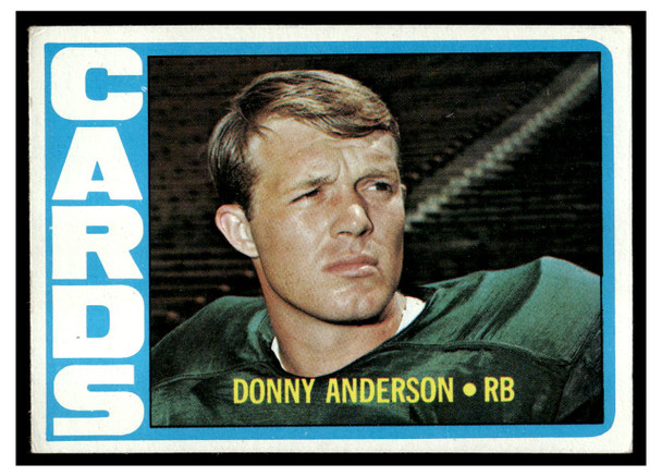1972 Topps Donny Anderson #32 Low Grade - Creases front of card