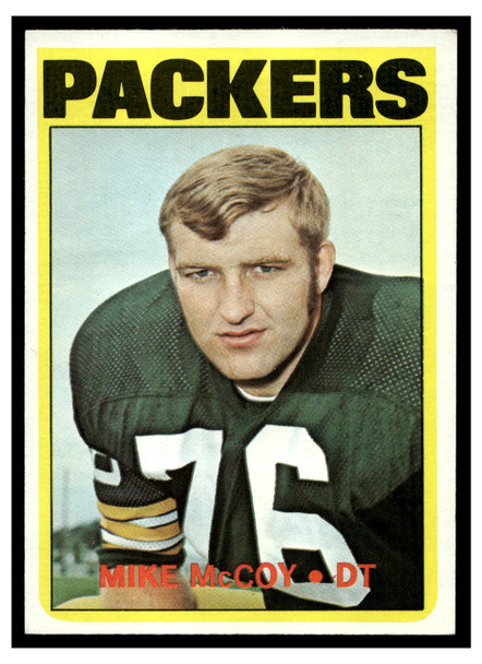 1972 Topps Mike McCoy #172 Low Grade front of card