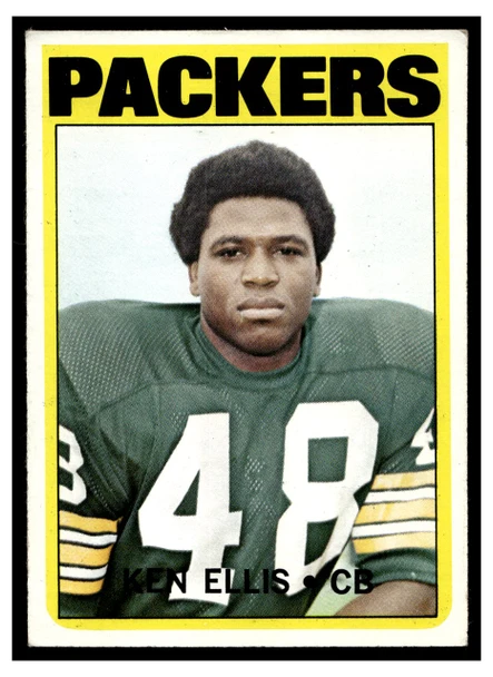 1972 Topps Ken Ellis #12 Low Grade — Example C front of card