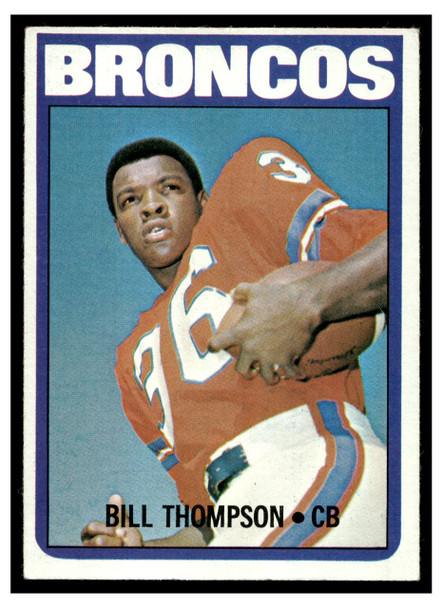 1972 Topps Bill Thompson #24 Low Grade - Creases front of card