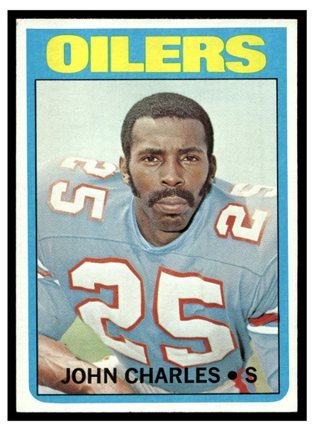 1972 Topps John Charles #176 Low Grade - Creases front of card