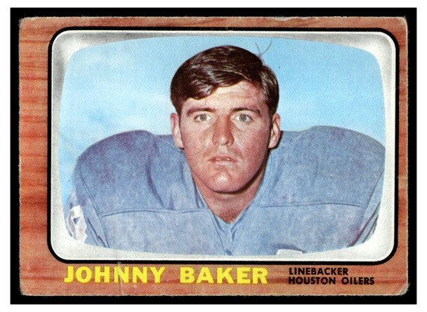 1966 Topps Johnny Baker #47 Low Grade - Creases front of card