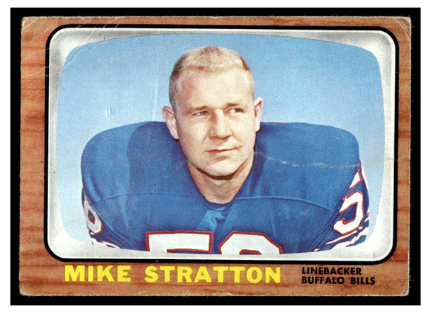 1966 Topps Mike Stratton #30 Low Grade - Creases front of card