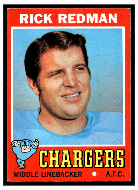 1971 Topps Rick Redman #42 Low Grade — Example B front of card
