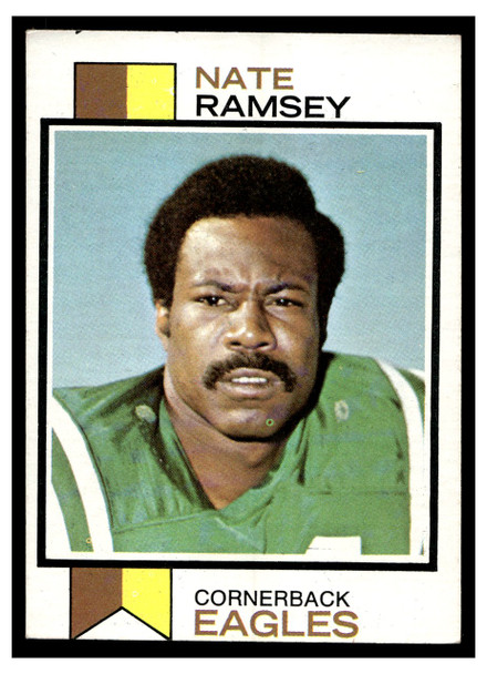 1973 Topps Nate Ramsey #482 Low Grade — Example A front of card
