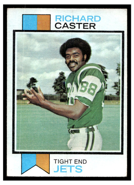 1973 Topps Richard Caster #323 Low Grade front of card