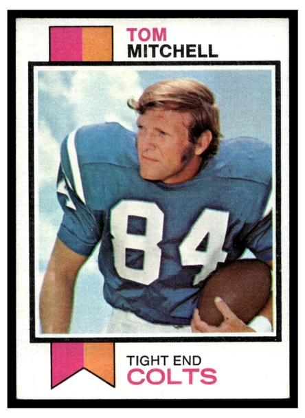 1973 Topps Tom Mitchell #292 Rookie Card Low Grade front of card