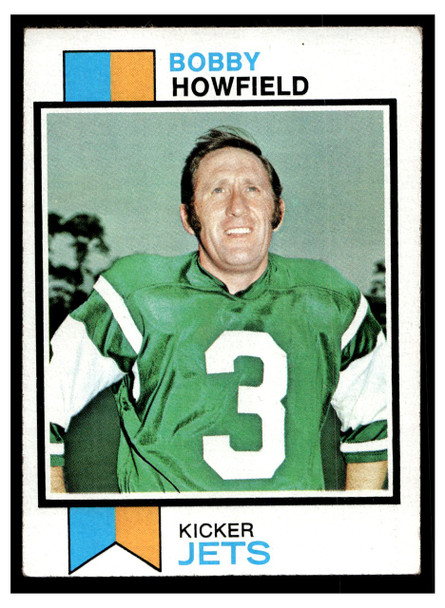 1973 Topps Bobby Howfield #425 Rookie Card Low Grade front of card