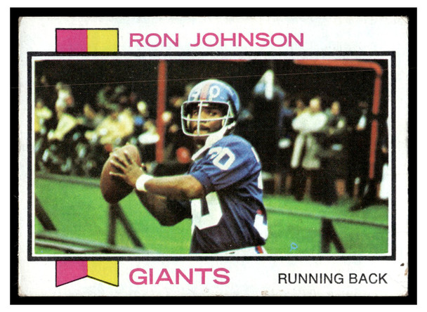 1973 Topps Ron Johnson #350 Low Grade — Example B front of card