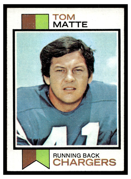 1973 Topps Tom Matte #338 Low Grade — Example A front of card