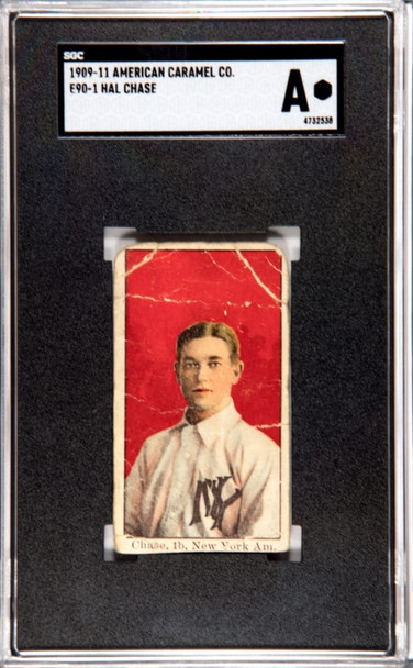 1911 E90-1 American Caramel Co. Lou Criger Pitching SGC 1 front of card