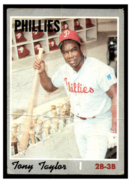 1970 Topps Tony Taylor #324 Poor front of card