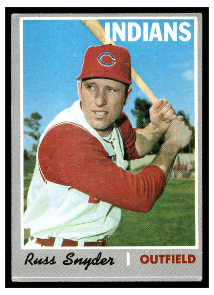 1970 Topps Russ Snyder #347 Low Grade front of card