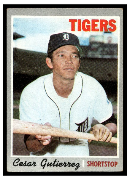 1970 Topps Cesar Gutierrez #269 Low Grade front of card