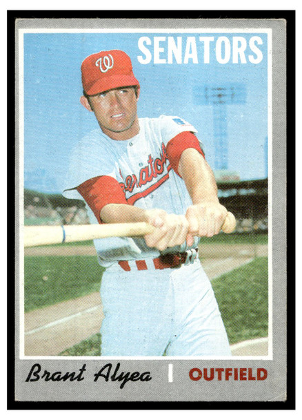 1970 Topps Brant Alyea #303 Low Grade front of card