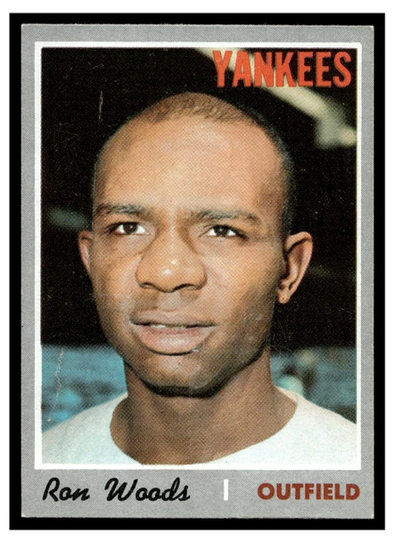 1970 Topps Ron Woods #253 Low Grade front of card