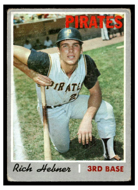 1970 Topps Rich Hebner #264 Low Grade - Creases front of card