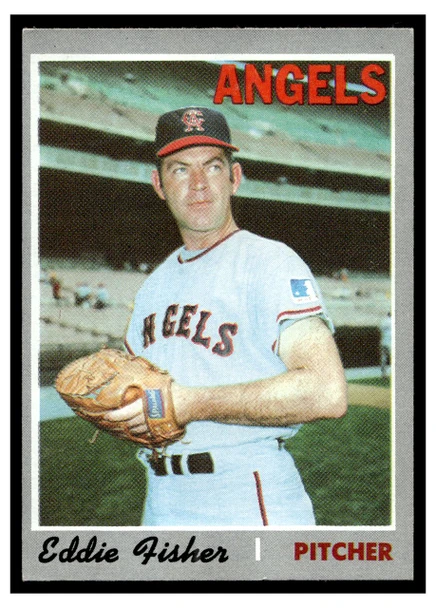 1970 Topps Eddie Fisher #156 Low Grade — Example B front of card