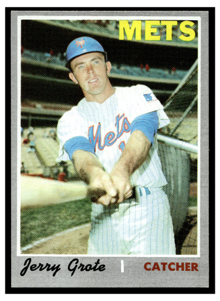 1970 Topps Jerry Grote #183 Low Grade front of card