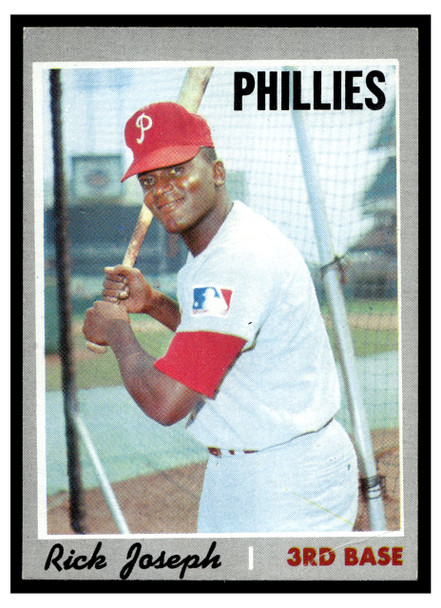 1970 Topps Rick Joseph #186 Low Grade - Creases front of card