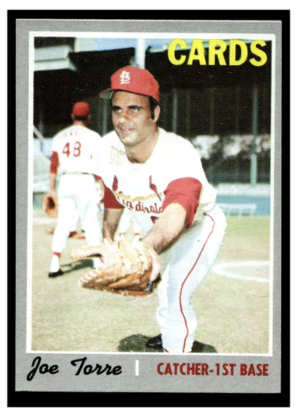1970 Topps Joe Torre #190 HOF Poor front of card