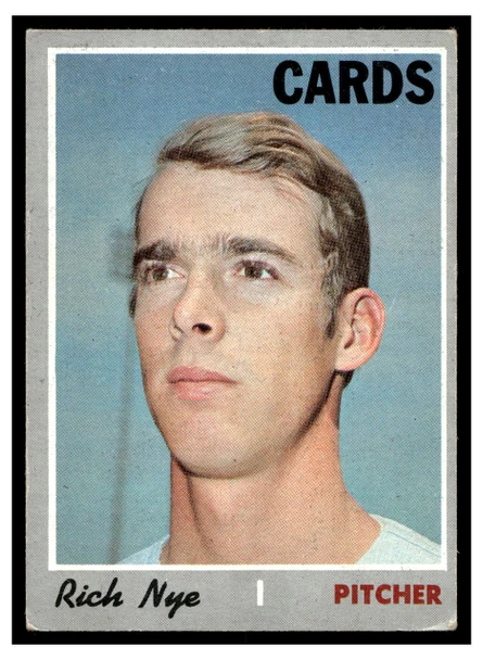 1970 Topps Rich Nye #139 Low Grade front of card