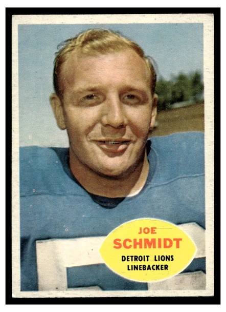 1960 Topps Joe Schmidt #46 HOF Low Grade front of card