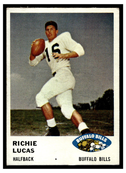 1961 Fleer Richie Lucas #135 Low Grade front of card