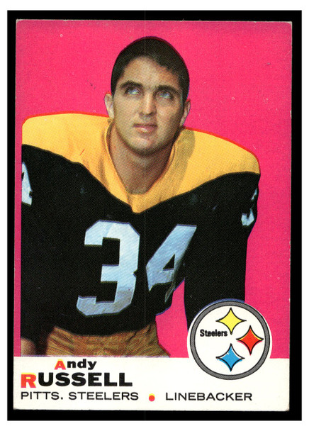 1969 Topps Andy Russell #17 Low Grade front of card
