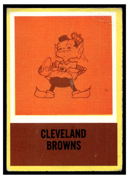 1967 Philadelphia Cleveland Browns #48 Logo Low Grade - Creases front of card