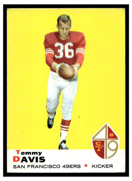 1969 Topps Tommy Davis #22 Low Grade front of card