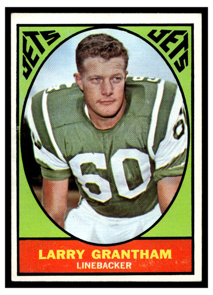 1967 Topps Larry Grantham #93 Low Grade front of card