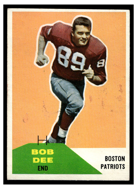 1960 Fleer Bob Dee #111 Rookie Card Low Grade front of card