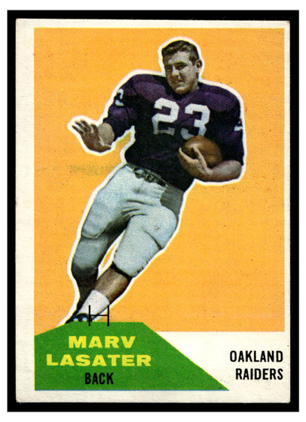 1960 Fleer Marv Lasater #75 Rookie Card Low Grade front of card