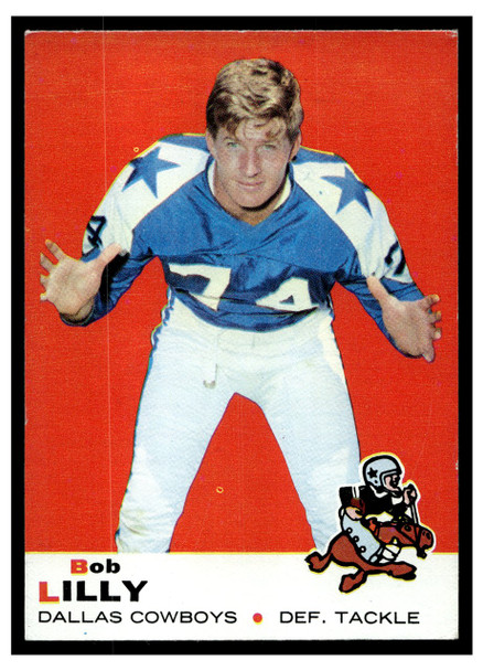 1969 Topps Bob Lilly #53 HOF Low Grade front of card
