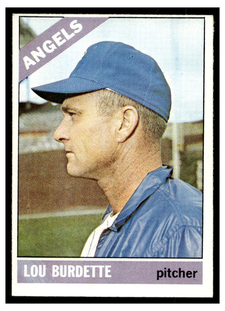 1966 Topps Lou Burdette #299 VG front of card