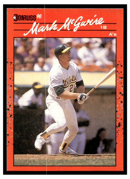 1990 Donruss Mark McGwire #185 VG-EX front of card