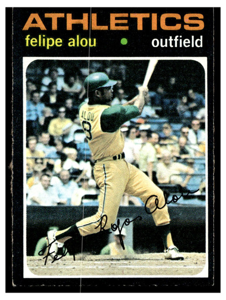 1971 Topps Felipe Alou #495 Low Grade front of card