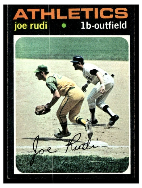 1971 Topps Joe Rudi #407 Low Grade front of card