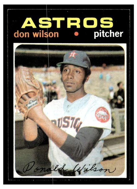 1971 Topps Don Wilson #484 Low Grade front of card