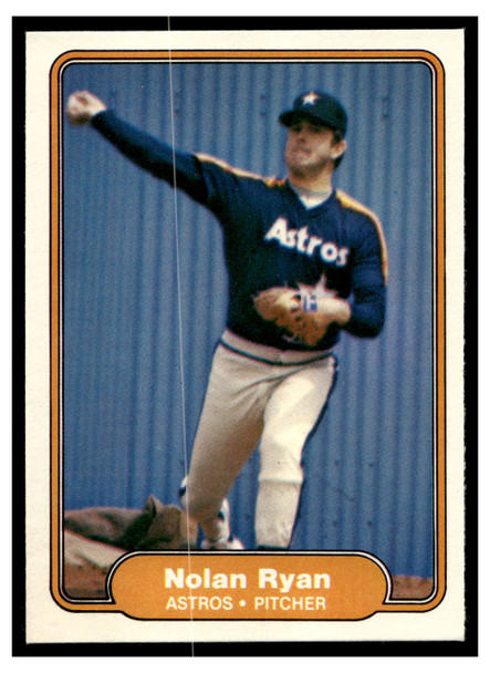 1982 Fleer Nolan Ryan #229 HOF VG-EX front of card