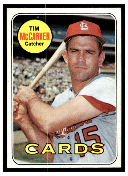 1969 Topps Tim McCarver #475 VG-EX front of card