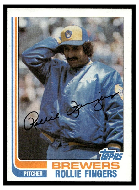 1982 Topps Rollie Fingers #585 HOF Low Grade front of card