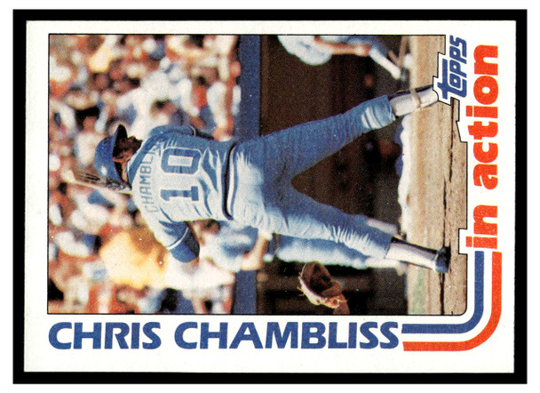 1982 Topps Chris Chambliss #321 VG-EX front of card